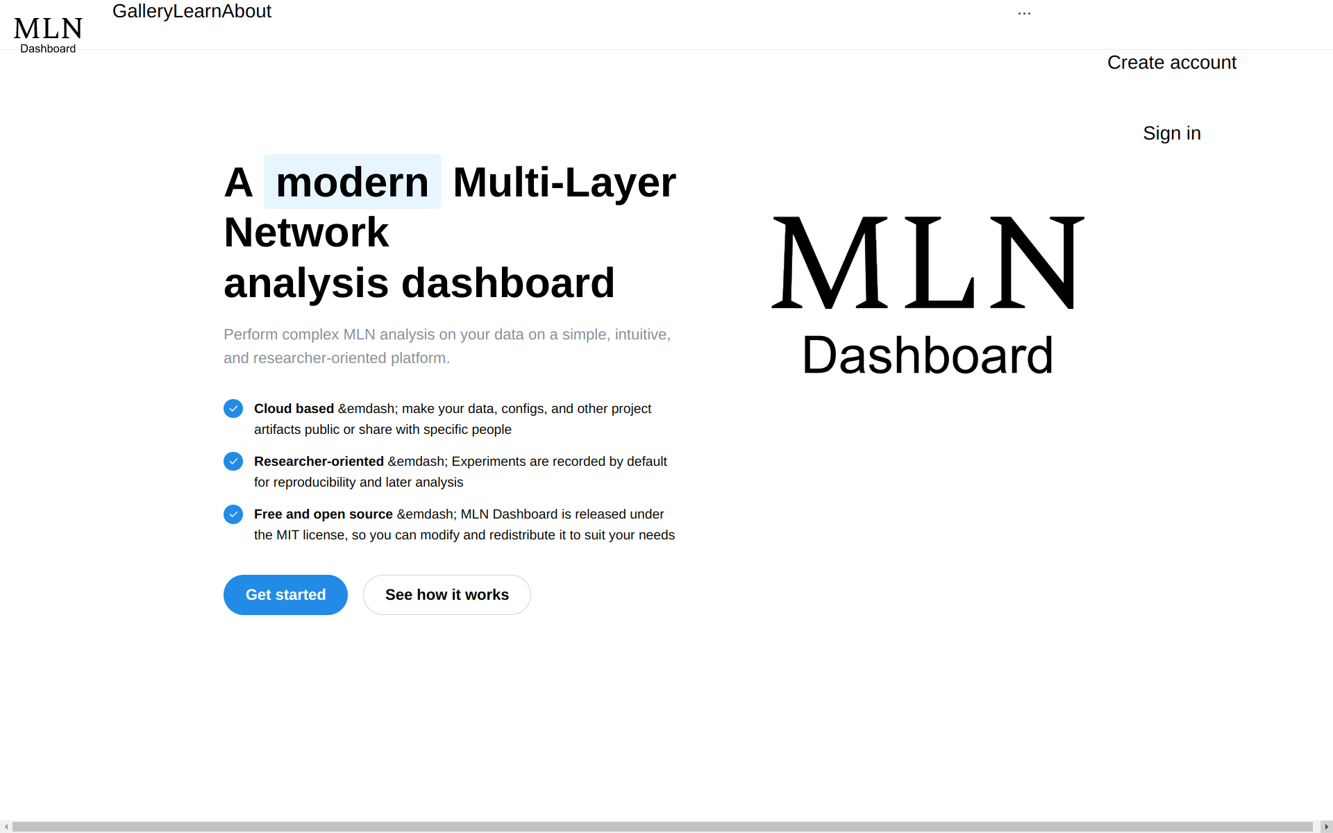 MLN-Dashboard